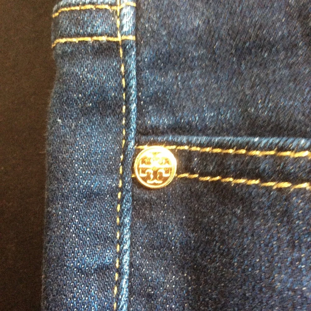 Tory Burch Dark Wash Jeans, Sz 24